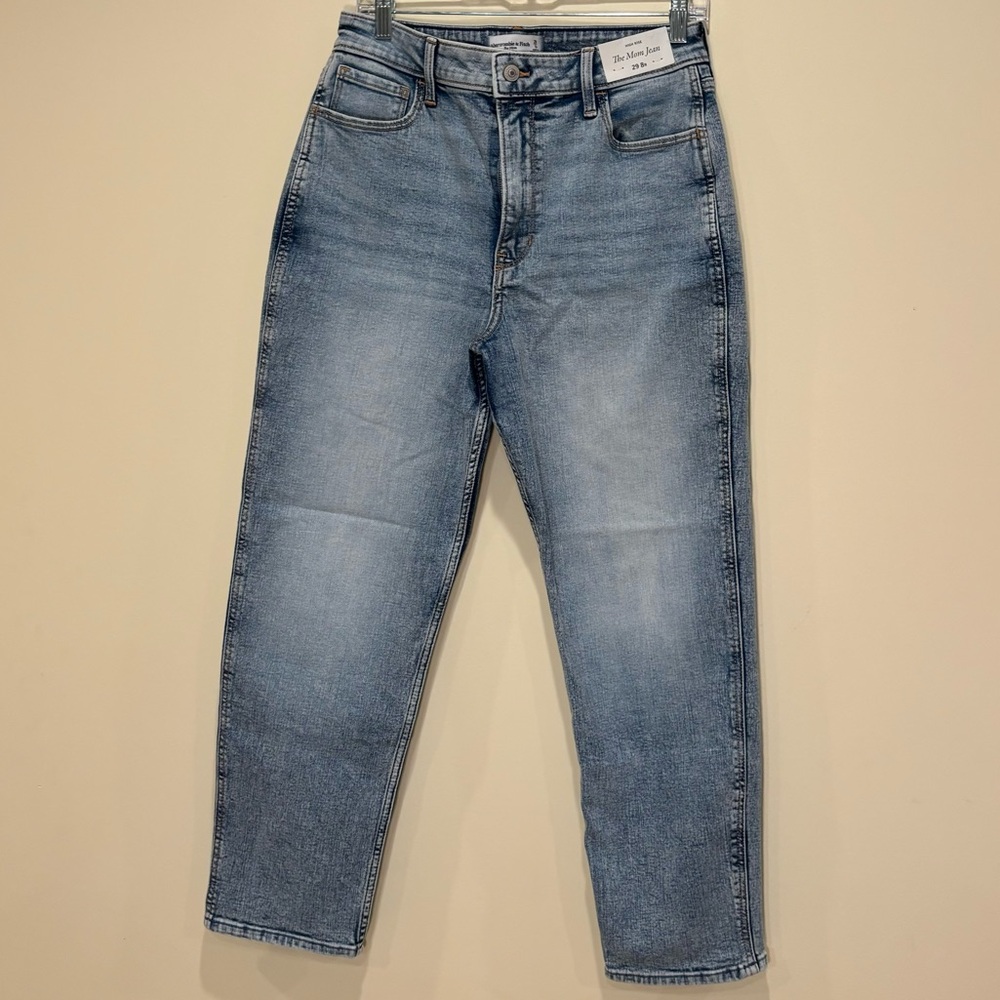 Abercrombie & Fitch High Rise Women Jeans - Light Blue